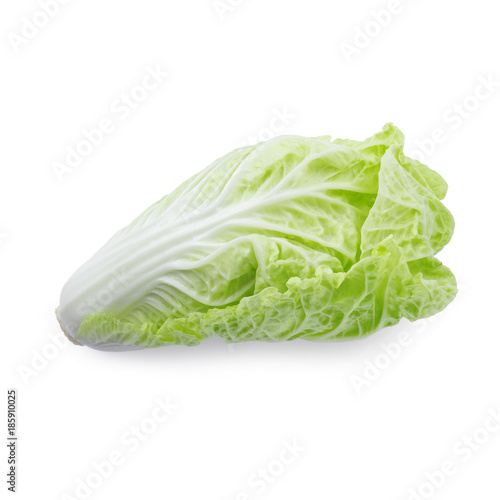 fresh chinese cabbage isolated on a white background