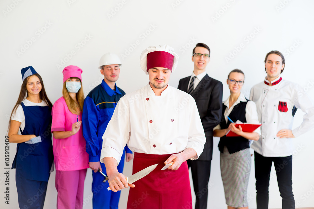 People of different professions People of different professions