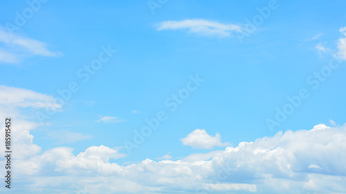 blue sky with cloud in summer - background © sema_srinouljan