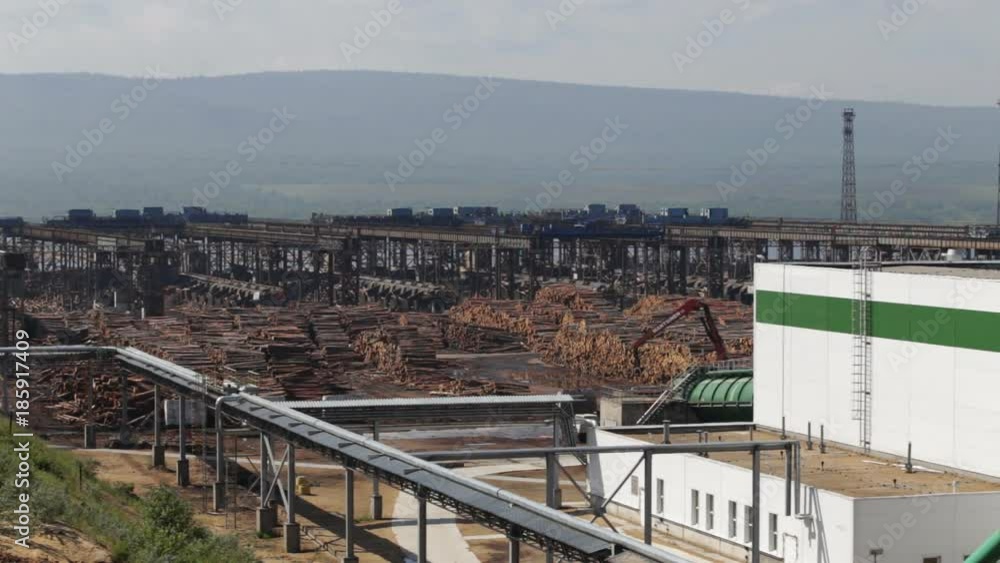 Pulp mill. Forest Warehouse Pulp mill. Forest Warehouse