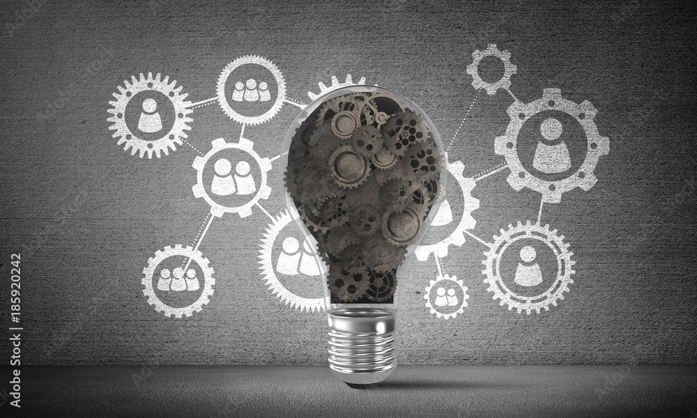 Concept of lightbulb as symbol of new idea. Concept of lightbulb as symbol of new idea.