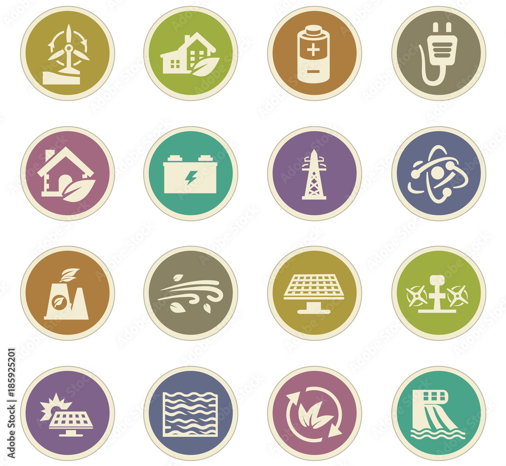 Alternative energy paper stickers
