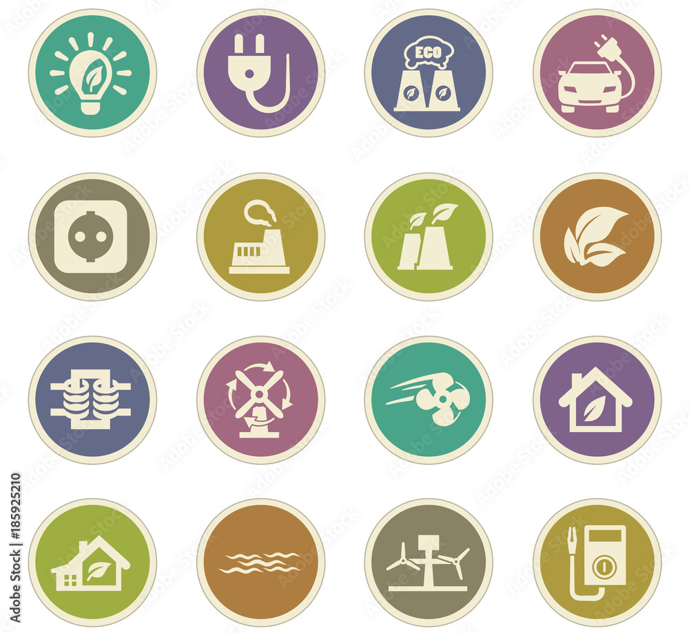 Alternative energy paper stickers Alternative energy paper stickers