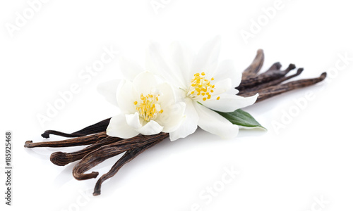 Jasmine flowers with vanilla