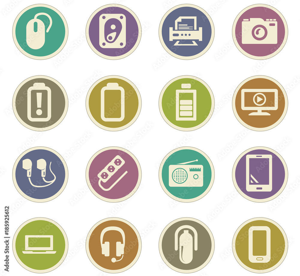 Devices paper stickers Devices paper stickers