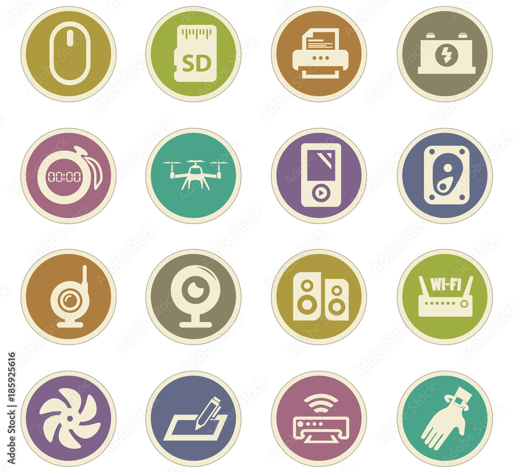 Devices paper stickers Devices paper stickers