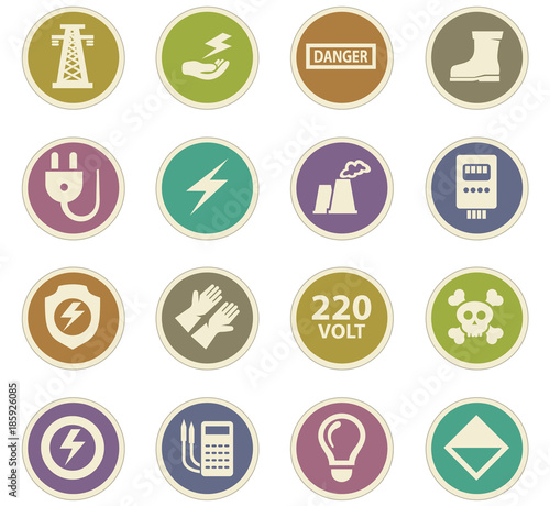 High voltage paper stickers