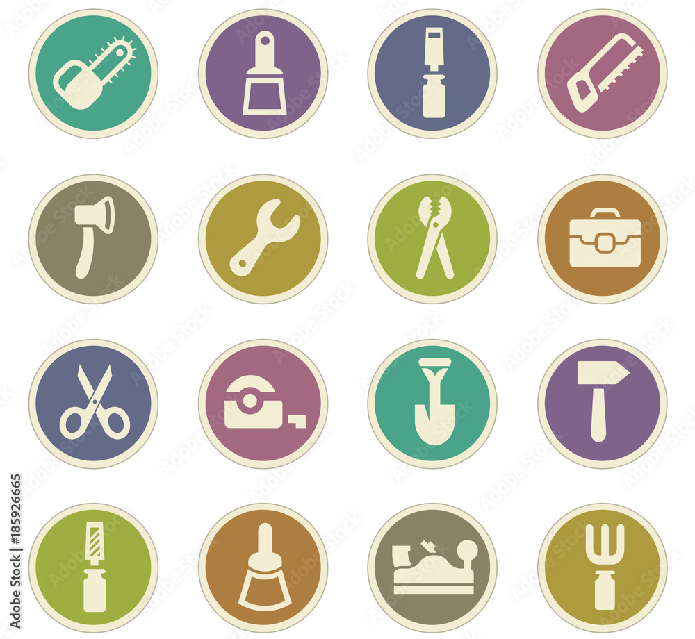 Work tools paper stickers Work tools paper stickers