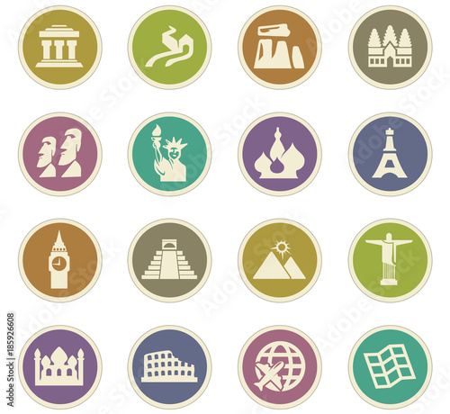 Travel and Wonders paper stickers