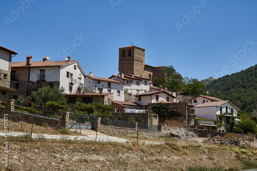 Terroba village in La Rioja Province  Spain
