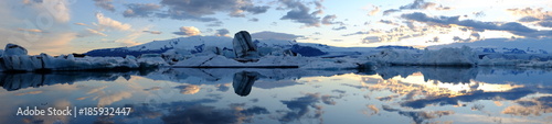 Iceland, Glacier, Lagoon, Joekulsarlon,  photo