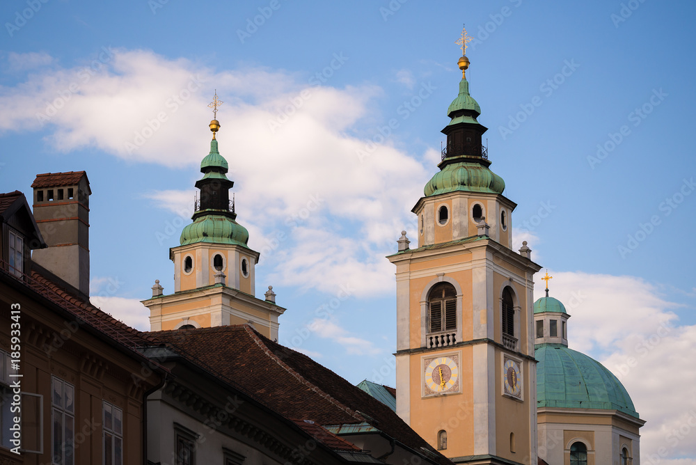 Church of Saint Nicholas in Ljubljana, Slovenia