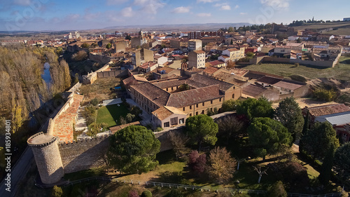 Almazan village in Soria province, Spain