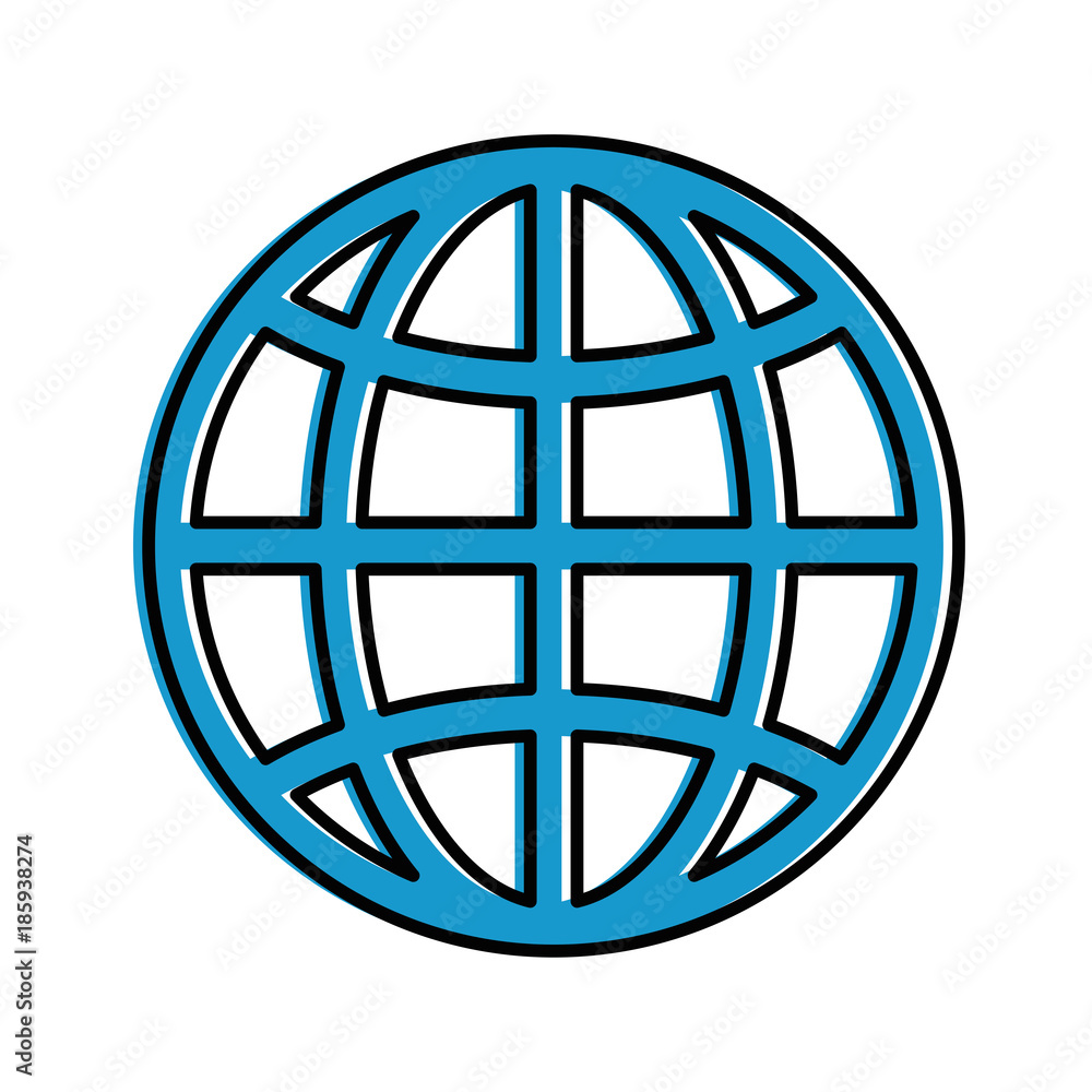 earth planet sphere icon vector illustration design earth planet sphere icon vector illustration design