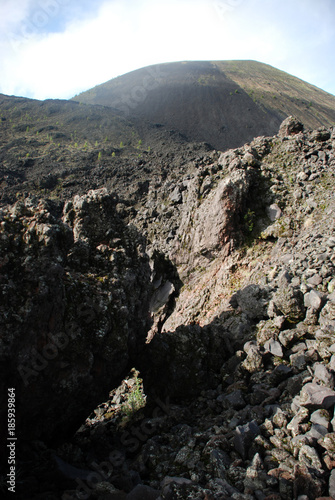 Landscape in Paricutin volcano photo