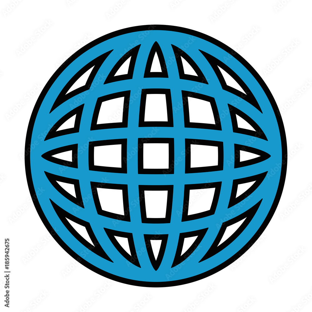 earth planet sphere icon vector illustration design earth planet sphere icon vector illustration design