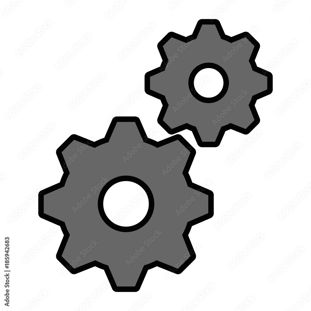 gears machinery isolated icon vector illustration design gears machinery isolated icon vector illustration design