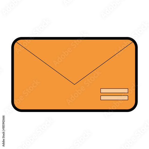 envelope mail isolated icon vector illustration design