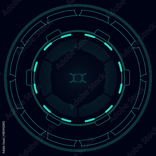 hi-tech target for video games