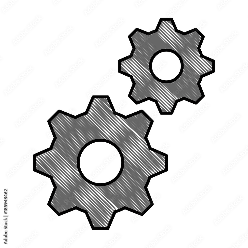 gears machinery isolated icon vector illustration design gears machinery isolated icon vector illustration design