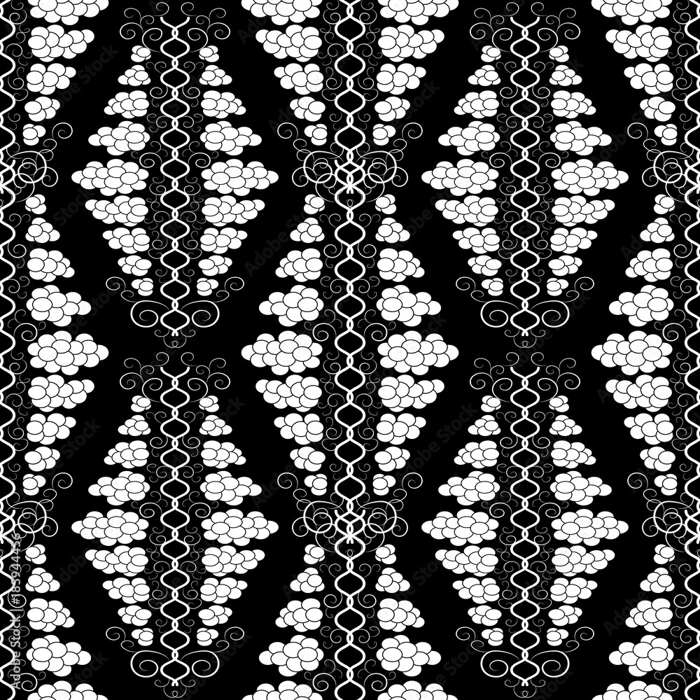 Black lace stock image. Image of material, texture, ornamentations