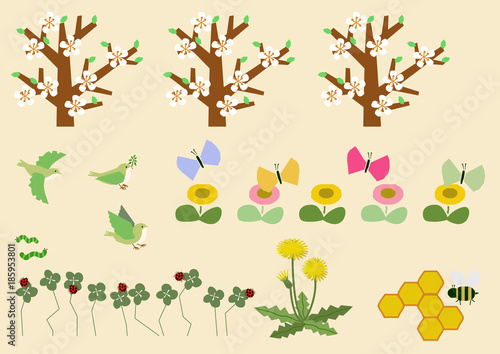 春のイラスト素材 春のイメージ素材 カレンダーのクリップアート Stock Vector Adobe Stock 春のイラスト素材 春のイメージ素材 カレンダーのクリップアート Stock Vector Adobe Stock