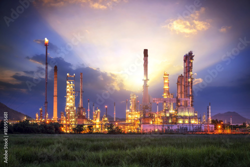 Oil and gas industry - refinery factory - petrochemical plant