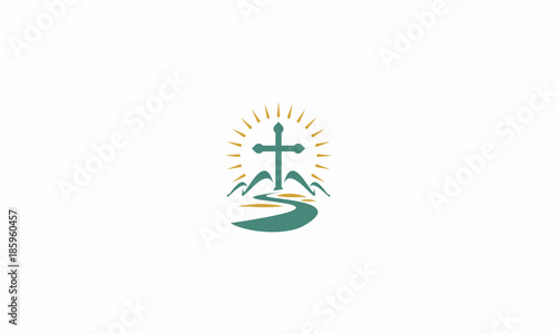 cross, Christian, Catholic, Christian, worship, prayer, Jesus, God, Christ, emblem symbol icon vector logo