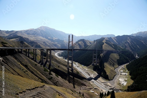The Guozigou Bridge in Xinjiang China photo
