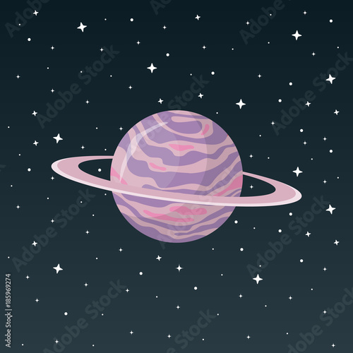 Planet Flat Design