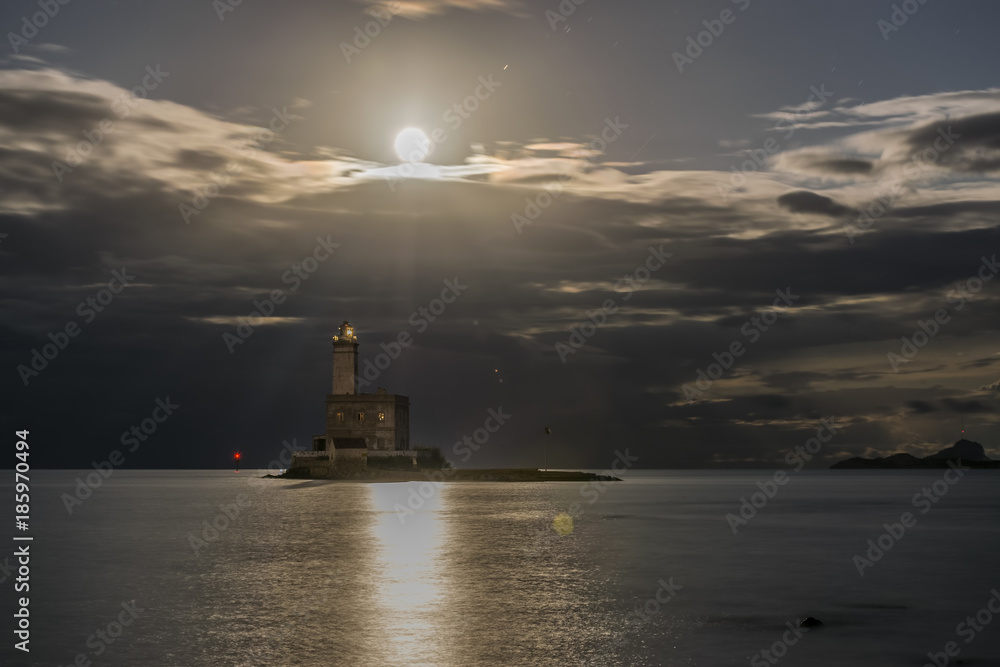 Faro di Isola di Bocca - notturna