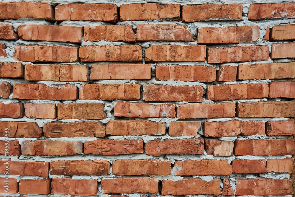 Obraz premium Red brick wall texture seamless background