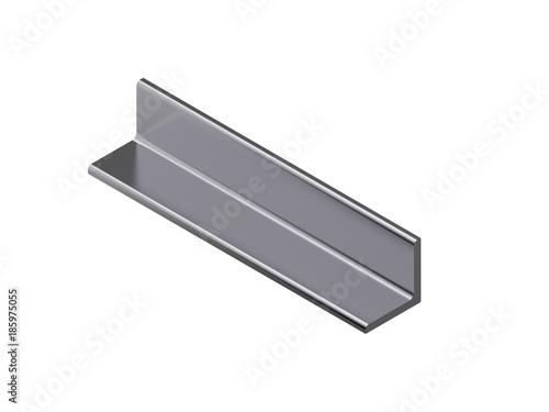 Metal profile angle. Isolat...