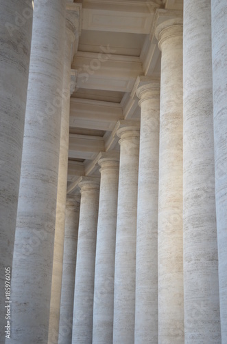 Rome - Columns in St Peter's Basilica