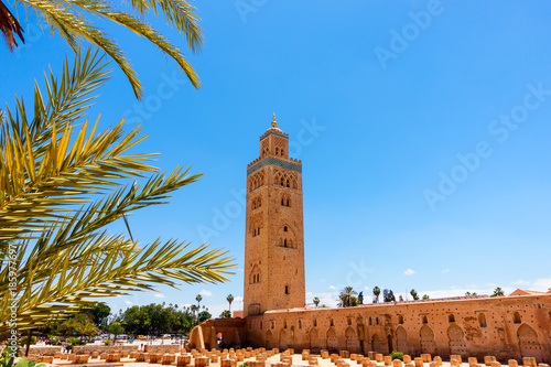 Koutoubia Mosque in Marrakech, Morocco