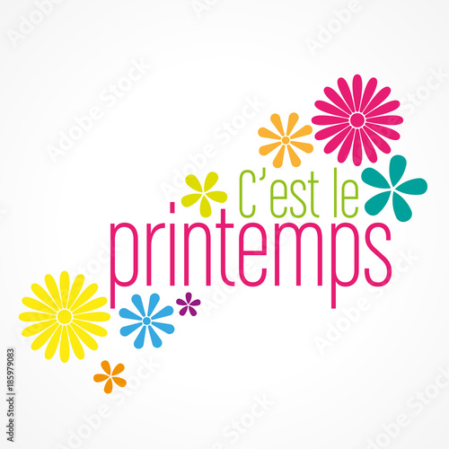 c'est le printemps