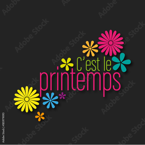 c'est le printemps