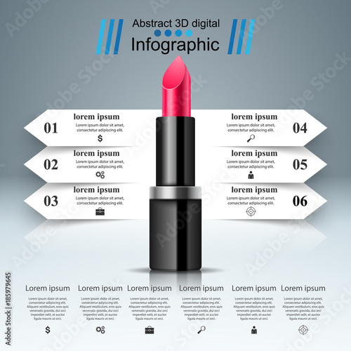 Red pomade realistic icon.