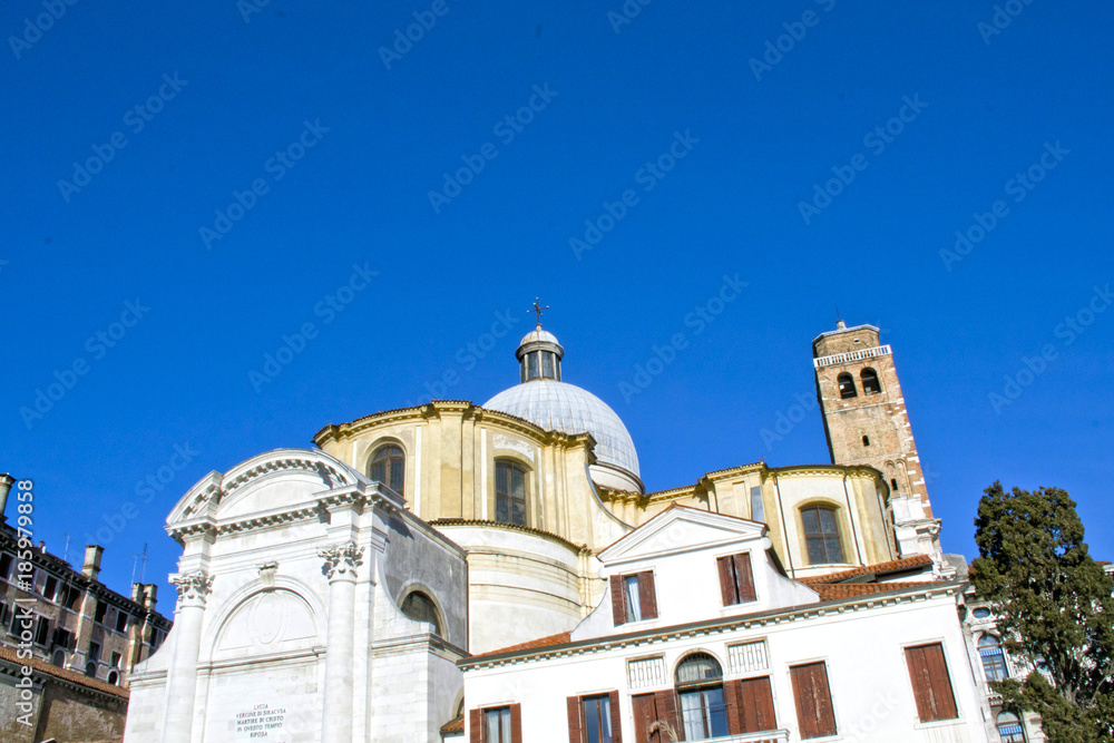 Cattedrale nella città di Venezia - Italia