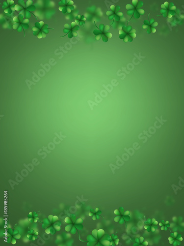 Irish template for design card, invitation. EPS 10 vector