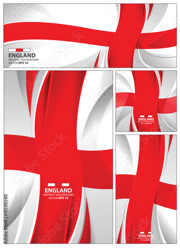 Abstract England Flag Background
