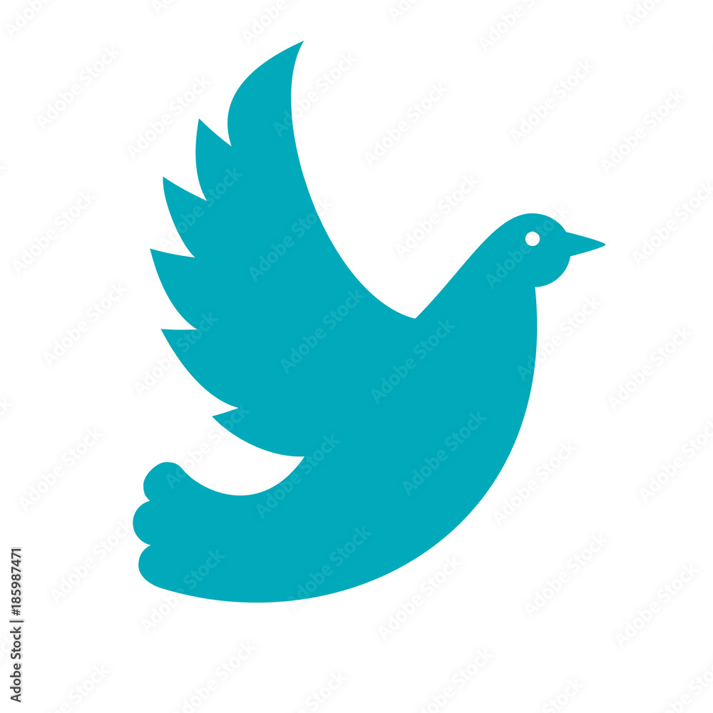 wedding dove blue icon wedding dove blue icon