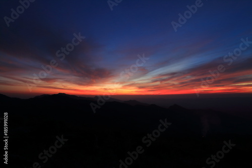 Wallpaper Mural Twilight in mountain Thailand Torontodigital.ca