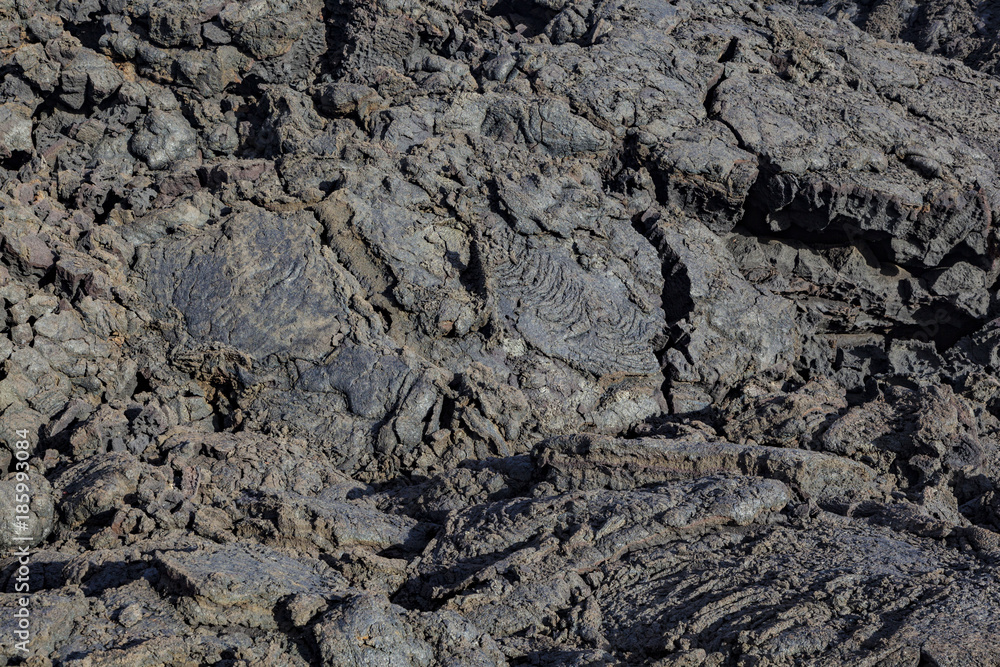 Stones of volcanic flow give a beautiful structure Stones of volcanic flow give a beautiful structure