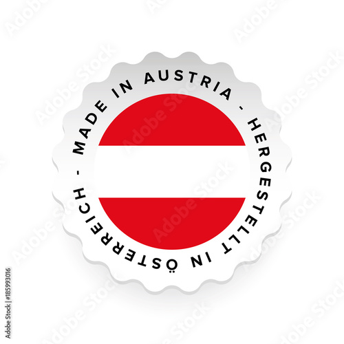 Made in Austria - Hergestellt in Osterreich