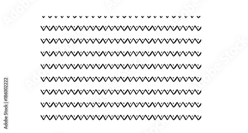 Hand drawn ink seamless pattern