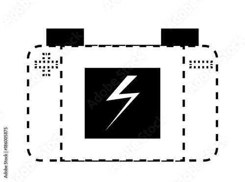 car battery icon image