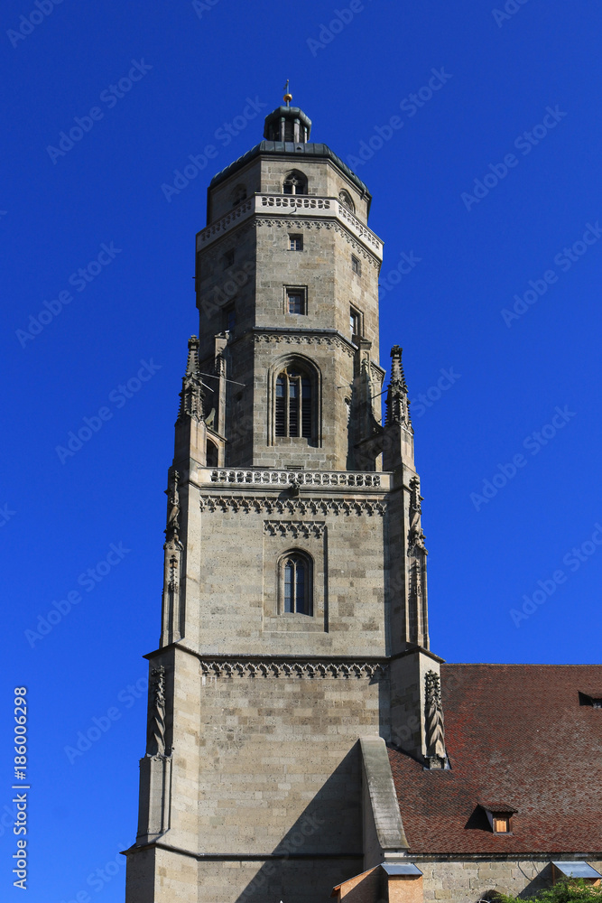 Daniel, Turm in Nördlingen, Bayern, Deutschland