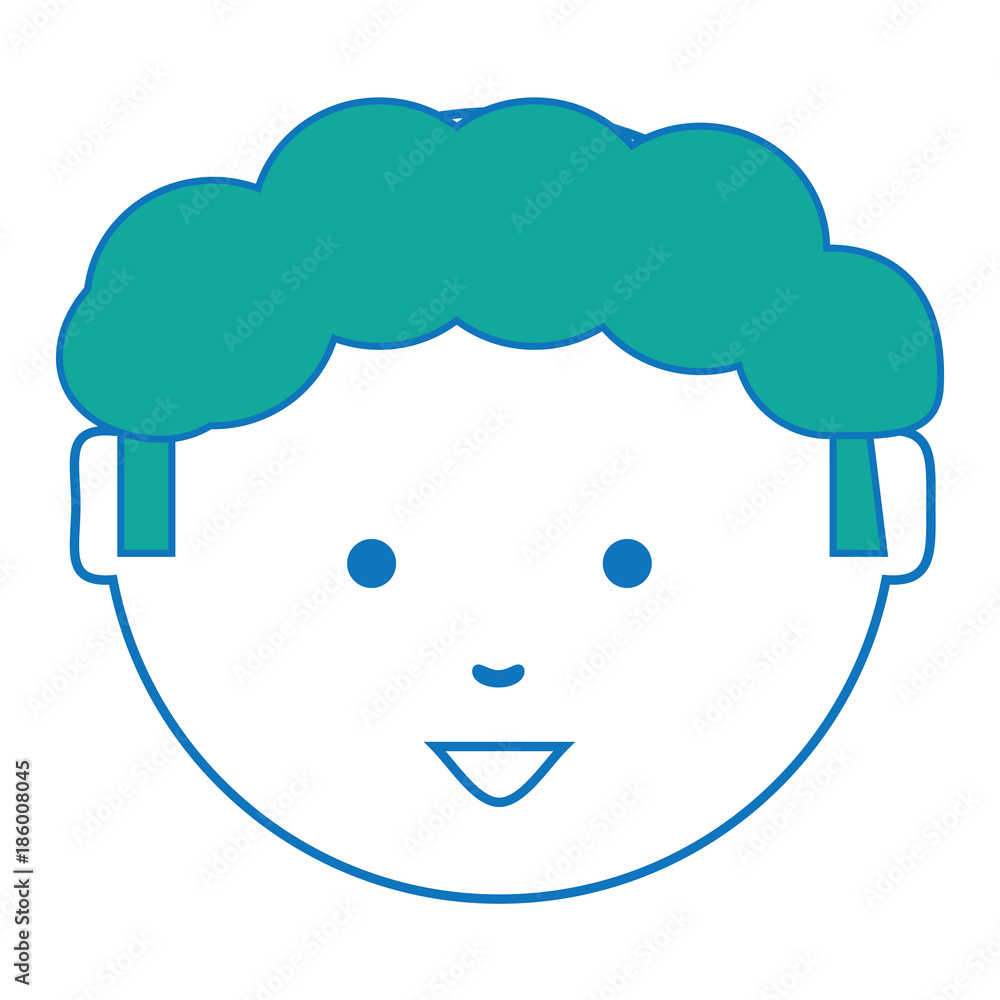cartoon man face icon cartoon man face icon