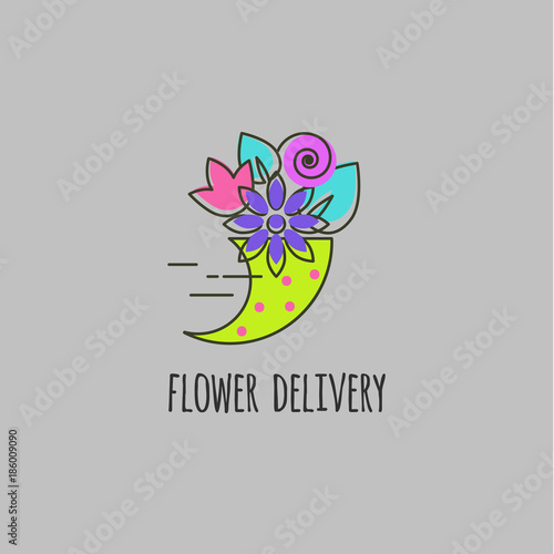 Logo flower delivery